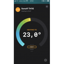 Sonoff TH16 for Apple HomeKit