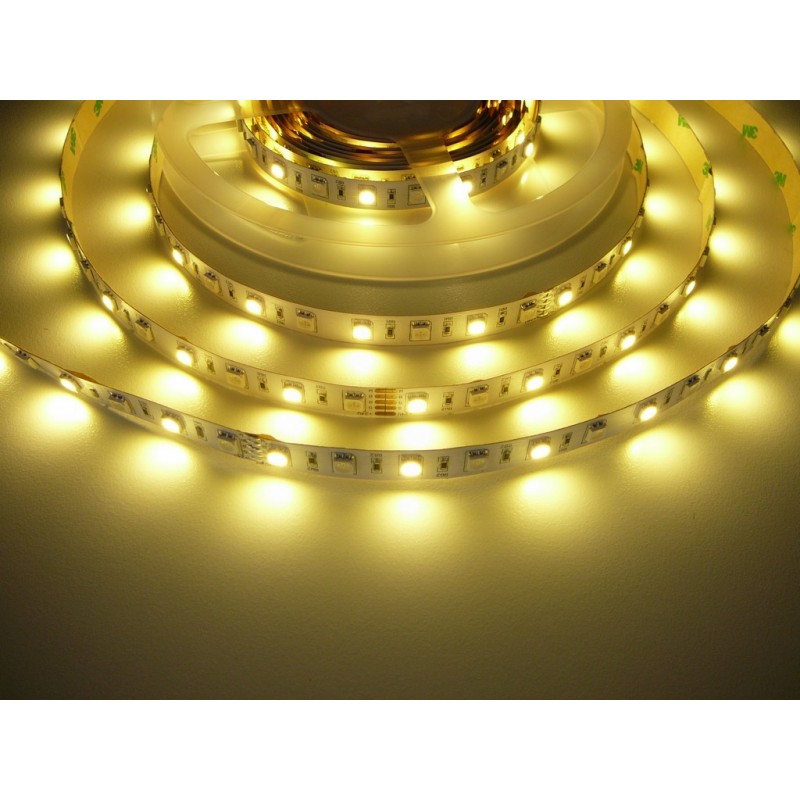 LED strip 24V RGB+WW 14.4W internal