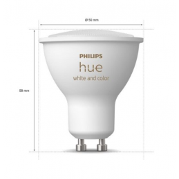 Philips Hue White Ambiance LED žárovka GU10 4,3W