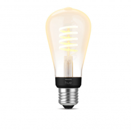 Philips HUE LED White Ambiance Filament bulb E27 ST64 7W