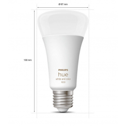 Philips HUE LED White and color Ambiance žárovka E27 13,5W