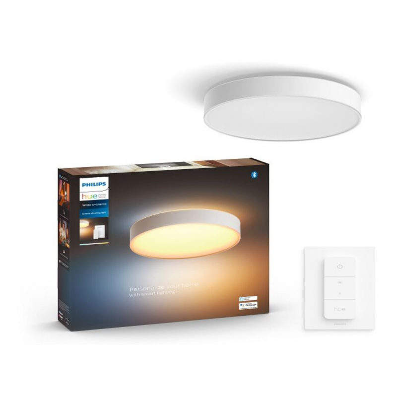 Philips HUE LED White Ambiance Enrave M ceiling light 19,2W + HUE Switch