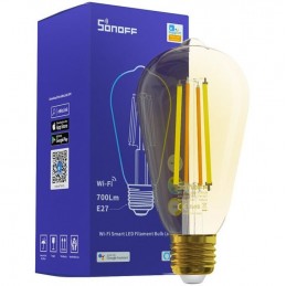 Sonoff B02-F-ST64 Wi-Fi stmívatelná bílá LED filament žárovka